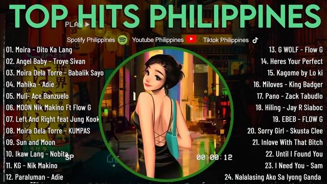 Top 100 Hits Philippines 2022 | Spotify as of September  2022 | Spotify Playlist October 2022