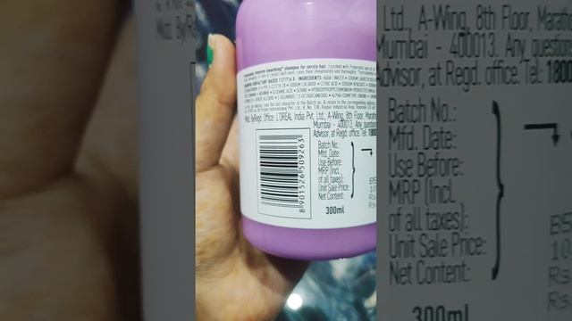 Loreal professional paris liss unlimited pro keratin shampoo