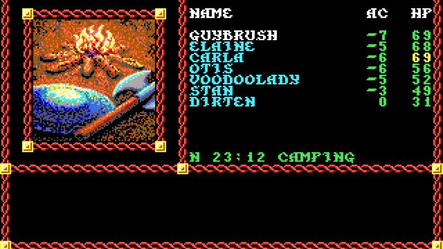 Pool of Radiance (MS-DOS) - Часть 6 из 6, 1988, AD&D, SSI (tandy sound)
