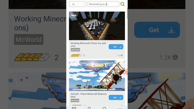 Minecraft java ui download short