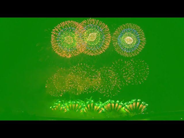 Fireworks Green Screen  Animation Effect Chromakey Overlay Футаж Фейерверк 5 Эффект хромакей