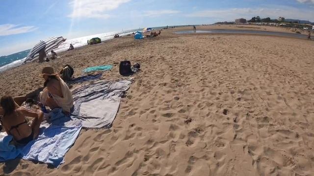 4K BEACH WALK Platja De Gava#BARCELONA SPAIN September 2021#Catalunya…