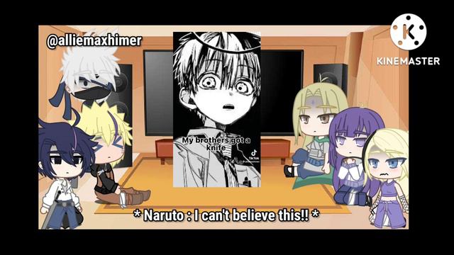 Naruto react to Sakura as Tsukasa  Bad English.