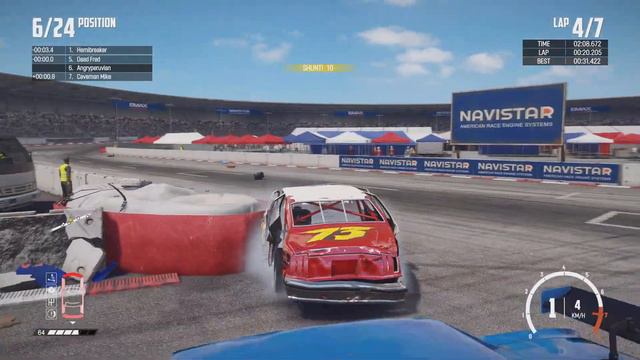 Wrecked cars everywhere!! A must watch race - Wreckfest
