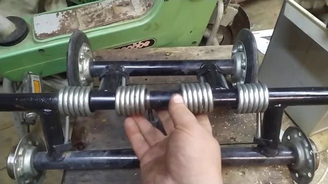 усиленная подвеска на мотособаку.