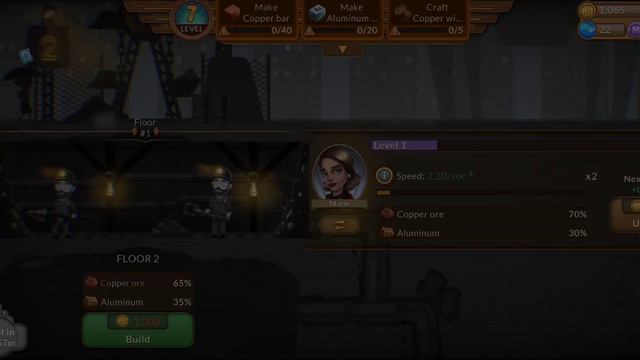 first time playing Metropolis Tycoon mining game.