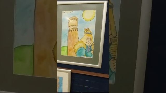 выставка детских рисунков Олонхо