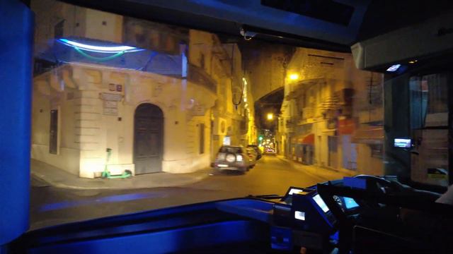 Lively Night Bus from Valletta to Pembroke Malta 🇲🇹 I #malta #bus #travel