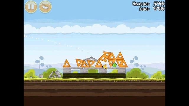 Angry Birds Mighty Hoax 4-6 Walkthrough 3 Star