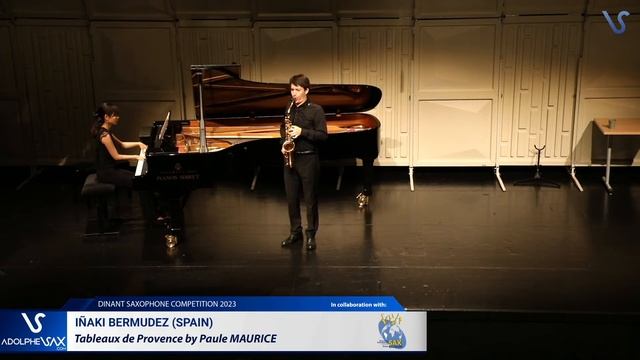 Iñaki BERMUDEZ (Spain) plays plays Tableaux de Provence by P. MAURICE