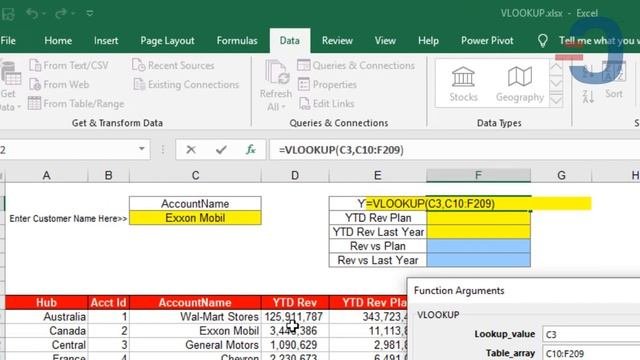 How to use Excel VLOOKUP Function
