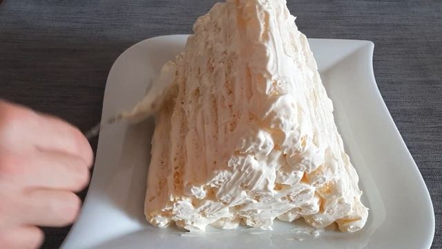 КОПЕЕЧНЫЙ РЕЦЕПТ торта! Без выпечки, без миксера, без печенья! К чаю на скорую руку!//Cake recipe
