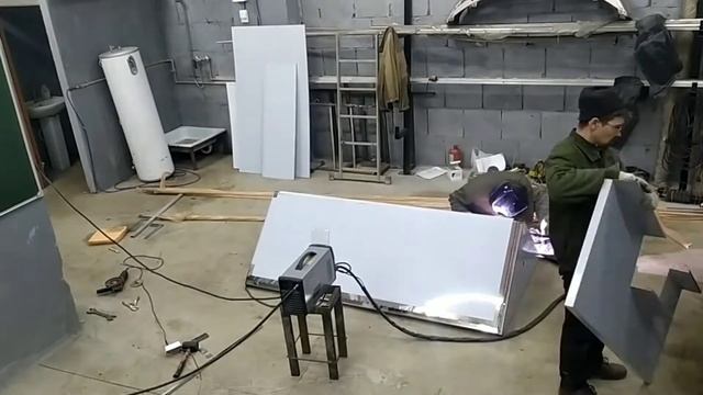 Сварка аргоном - бак из нержавейки