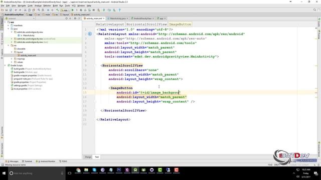 Android Studio Tutorial - Gravity View