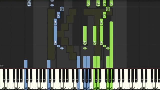 A Beautiful Song [NieR: Automata] - Insane Mode [Piano Tutorial] (Synthesia)