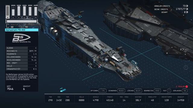 Starfield - build guide class M ship "Odyssey"  - ultra wide 5120x1440 - 32:9