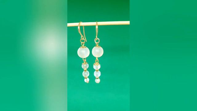 Элегантные женские серьги из австрийского хрусталя