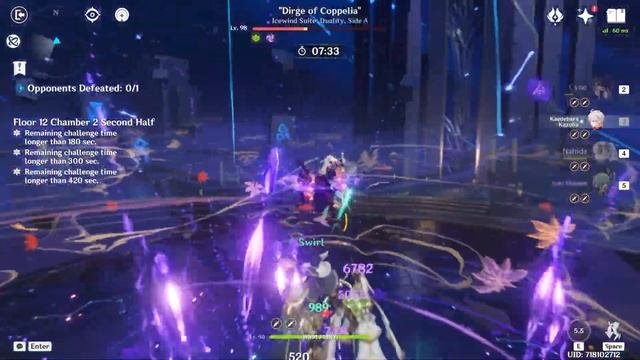 New 4.1 Spiral Abyss│Venti National & Cyno Aggravate | Floor 12 - 9 Stars | Genshin Impact
