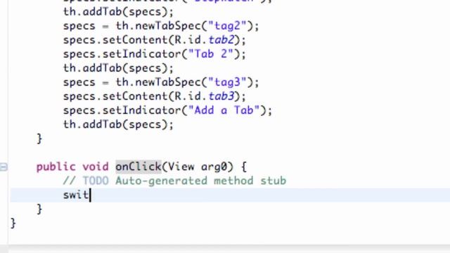 Android Application Development Tutorial   86   Creating Tabs in Java   YouTube
