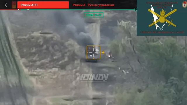 Кадры уничтожения БТР М-113 и БМП-2 ВСУ ударами FPV