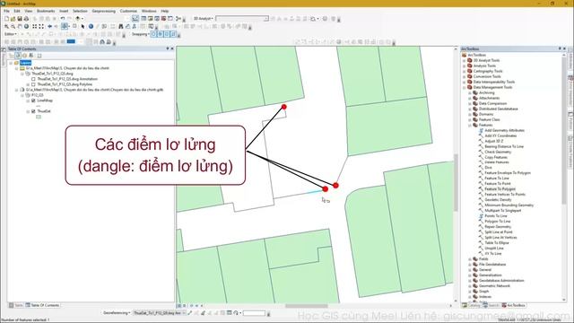 AMT #5.1 | Chuyển đổi dữ liệu địa chính dwg AutoCAD sang shp/gdb (CHỈ DÙNG MỖI ARCMAP)