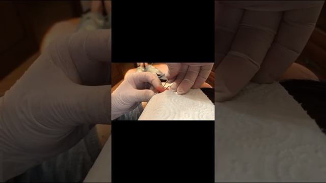 Пирсинг кончика языка .piercing tongue piercing tip