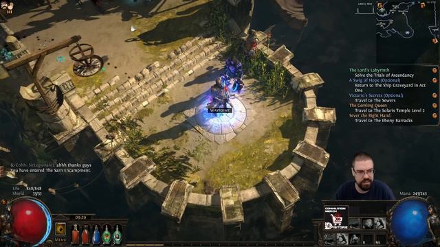 Let's Play Path Of Exile 3.7: Legion (Cyclone Build) With CohhCarnage - Episode 4