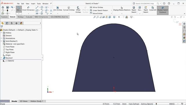 How to make assembly (Lamp) in SOLID WORKS Part 3(Part Modelling)