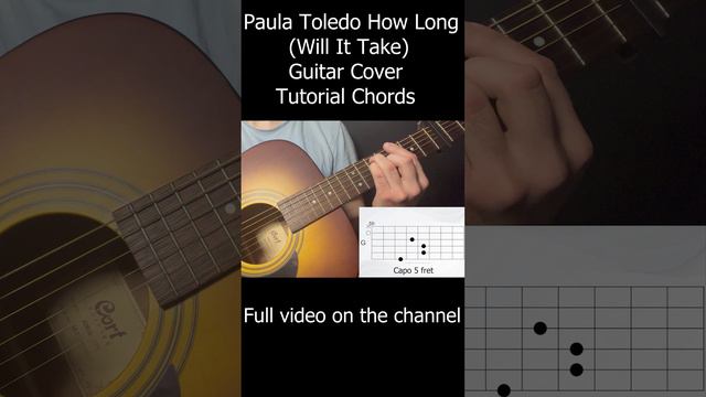 Paula Toledo How Long (Will It Take) Tutorial Chords #guitar #lostwave #cover #tutorial