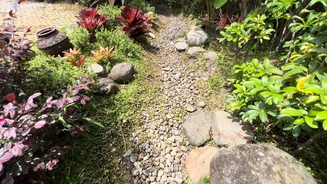 Estetic garden frontyard landscape design idea