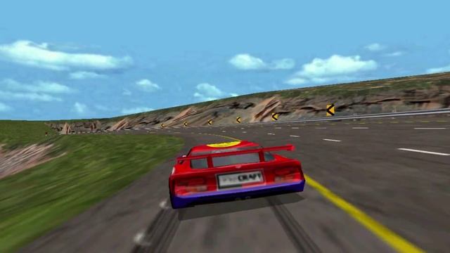 Viper Racing (PC Game 1998) - A lap in Ridge Valley