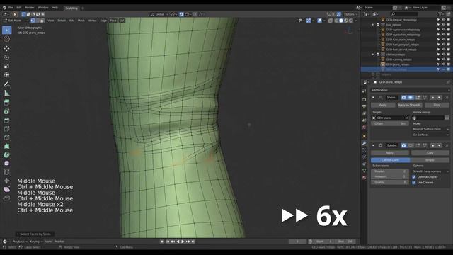 15 - Timelapse - Shirt & Pants Retopology Pt2