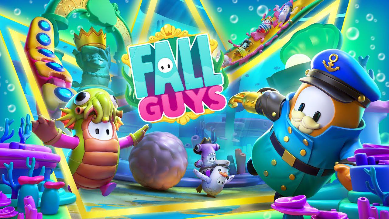 Играем с дочкойFall Guys