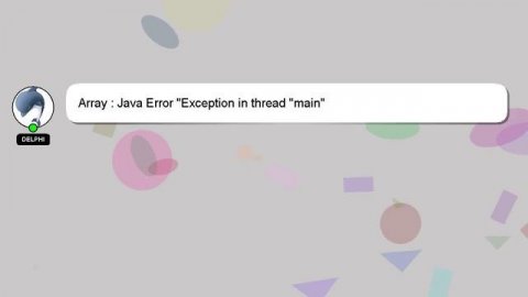 Array : Java Error "Exception in thread "main" java.util.InputMismatchException" On an Array progra