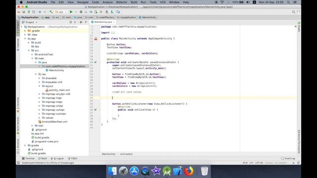 Develop Random Card Generator in Android Studio