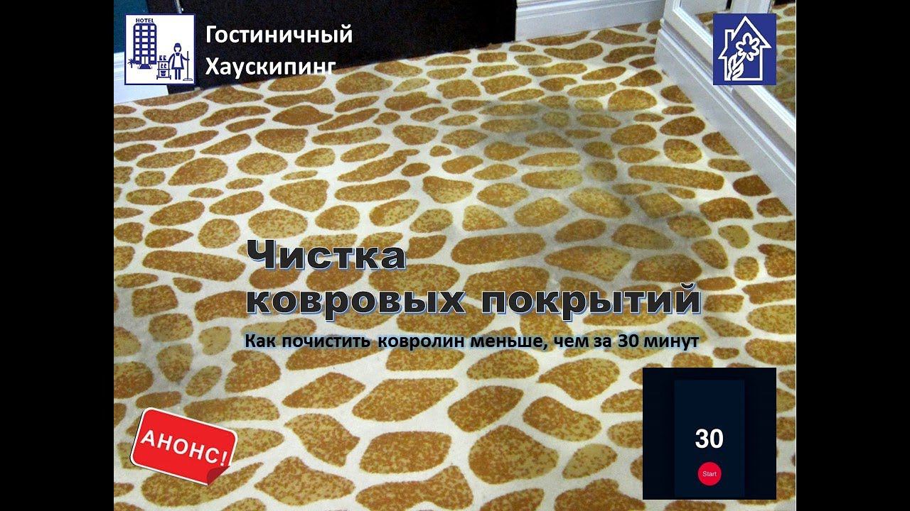 Чистка ковровых покрытий в гостиницах (Анонс)