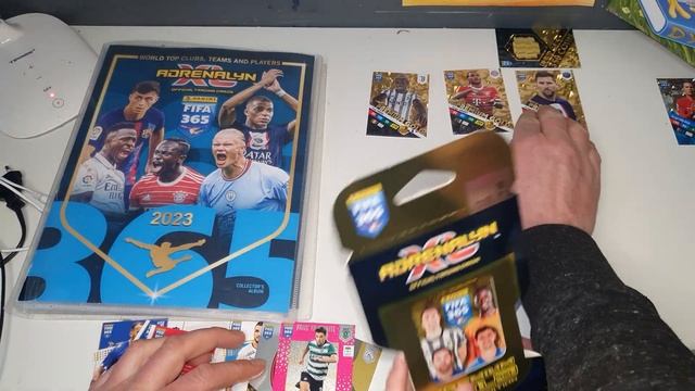 FIFA 365 Adrenalyn XL 2023 Blister Gold Unboxing  Trafiony Lewandowski Messi i Ronaldo !
