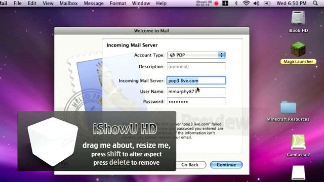 How to setup Mail on any mac running mac os x 10.5 leopard