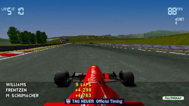 F1 1997 Ferrari Hungary Gameplay HD (PS1) | NO COMMENTARY