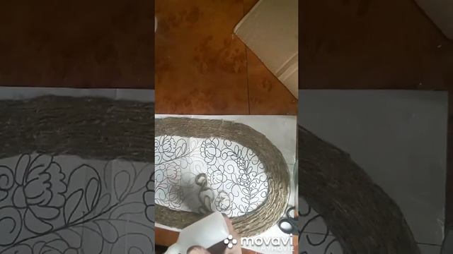 МАСТЕР - КЛАСС ПОДСТАВКА в технике Джутовая филигрань - Изделия из Джута- Jute craft ideas 1 часть