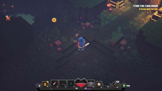 Minecraft Dungeons - Enderman Boss Fight
