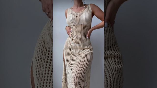 Модный тренд на вязаное платье