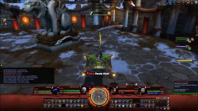 WoW: Ally Wins - Hunter/Mage vs Druid/Worroior