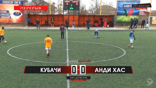 КУБАЧИ - АНДИ ХАС. 5-й тур Второй лиги. Зона А. ЛФЛ Дагестана 2019/20