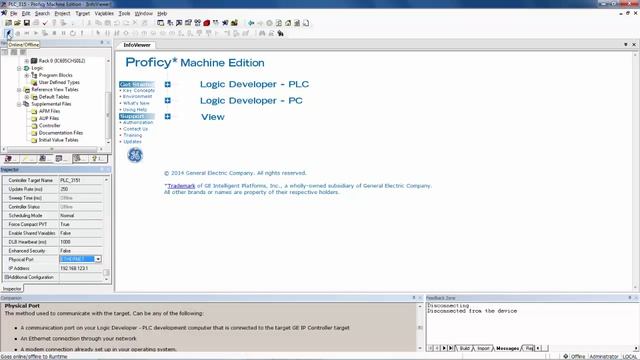 How to Connect Proficy ME Logic Developer PLC to a GE IP Rx3i Pac Systems Controller