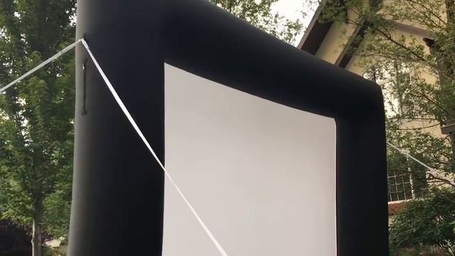 inflatable outdoor home projector movie screen big inflatable screen