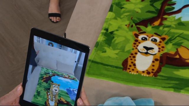 AniMates Augmented Reality Jungle Blanket by MiniMates on QVC