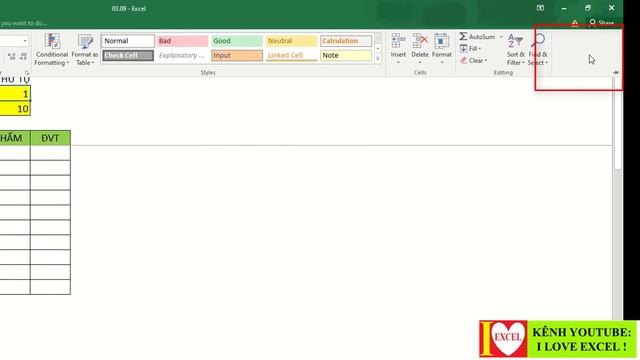 CÁCH THIẾT KẾ FILE LÀM GIẢM DUNG LƯỢNG - UD HÀM IFERROR - VLOOKUP - SCROLL BAR - ILOVEEXCEL!