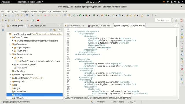 Produce and Consume messages to Kafka using Camel on OpenShift 4.2