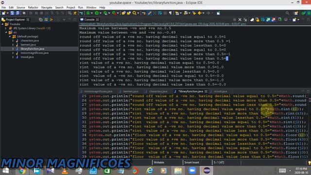 Math class function of java(all queries clrsc())#javalearningpart-3